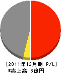 新日本建設 損益計算書 2011年12月期