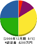 伊藤建具店 貸借対照表 2008年12月期