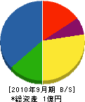 松永ホームサービス 貸借対照表 2010年9月期
