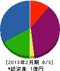 太田建設 貸借対照表 2013年2月期