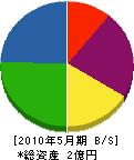 岡山産業 貸借対照表 2010年5月期