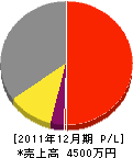 平山電気店 損益計算書 2011年12月期