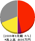 鎌田塗装工業所 損益計算書 2009年9月期