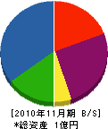清栄組 貸借対照表 2010年11月期