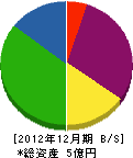 フィールド・リバー・ジャパン 貸借対照表 2012年12月期