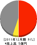 松澤組 損益計算書 2011年12月期