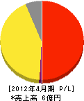 日本環境管理センター 損益計算書 2012年4月期