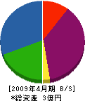 小栗 貸借対照表 2009年4月期
