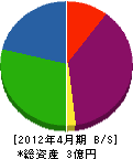 田村工業 貸借対照表 2012年4月期