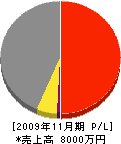 居川工務店 損益計算書 2009年11月期