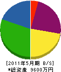 鈴木設備 貸借対照表 2011年5月期