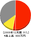 松崎電気工業所 損益計算書 2009年12月期