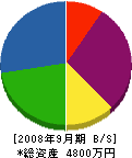 関東建設 貸借対照表 2008年9月期