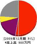 前田塗装 損益計算書 2009年12月期