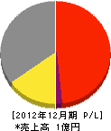 松沢土建 損益計算書 2012年12月期