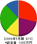 松本鉄工所 貸借対照表 2008年5月期