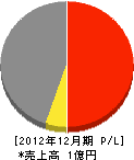 佐藤電気商会 損益計算書 2012年12月期