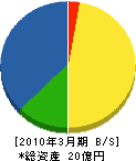 松和電子システム 貸借対照表 2010年3月期