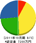 ミヤタ建設 貸借対照表 2011年10月期