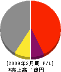 田中電興 損益計算書 2009年2月期
