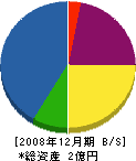 古沢総業 貸借対照表 2008年12月期
