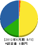 丸斗工業 貸借対照表 2012年6月期