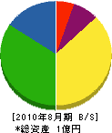 葵開発 貸借対照表 2010年8月期