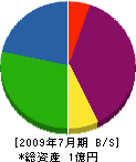 川原井解体工業 貸借対照表 2009年7月期