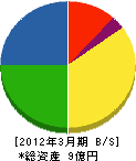 東日本道路 貸借対照表 2012年3月期