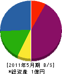 齋藤木工 貸借対照表 2011年5月期