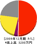 日本緑化 損益計算書 2009年12月期