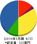 日本ハイウエイ・サービス 貸借対照表 2010年3月期