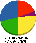 兵庫県森林組合連合会 貸借対照表 2011年6月期
