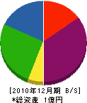 勝田工務店 貸借対照表 2010年12月期