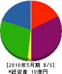 柴田重機運輸 貸借対照表 2010年5月期
