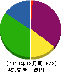 東新電業 貸借対照表 2010年12月期