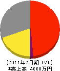 渡辺電設 損益計算書 2011年2月期