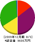 富士工業 貸借対照表 2009年12月期