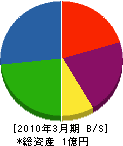 澤田土建 貸借対照表 2010年3月期