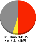 イシケン 損益計算書 2009年5月期