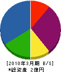 中川電機 貸借対照表 2010年3月期