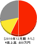 稲福タタミ店 損益計算書 2010年12月期