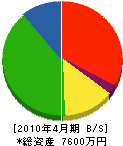 前田建設 貸借対照表 2010年4月期