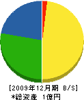 成田組 貸借対照表 2009年12月期