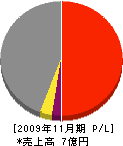 長澤工務店 損益計算書 2009年11月期