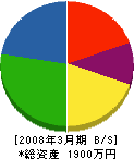斉藤美創 貸借対照表 2008年3月期