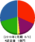 石川建装 貸借対照表 2010年2月期
