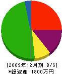 ＊田ガラス 貸借対照表 2009年12月期