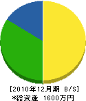 池田工務店 貸借対照表 2010年12月期