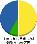 町田工業 貸借対照表 2010年12月期